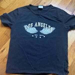 Zara Black Los Angeles Wings Kids T-Shirt